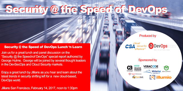 security at the speed of devops