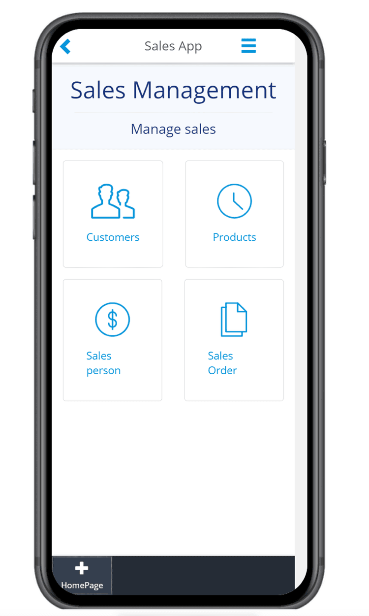 low-code mobile app