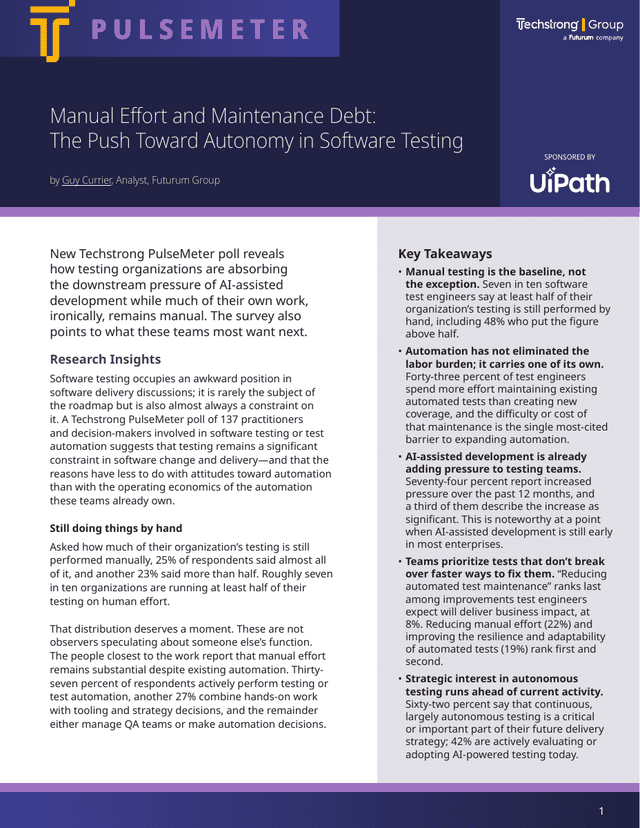 UiPath PulseMeter Report cover