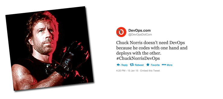 Chuck Norris doesn't need DevOps Contest