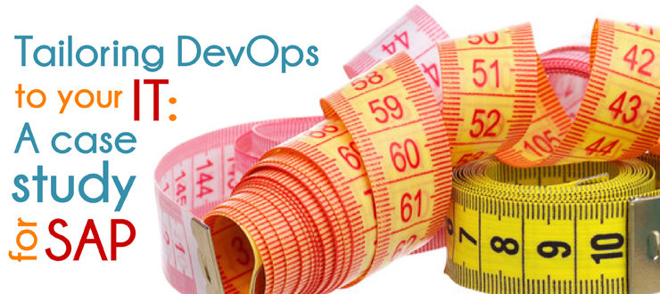 Tailoring DevOps to your IT: A case study for SAP