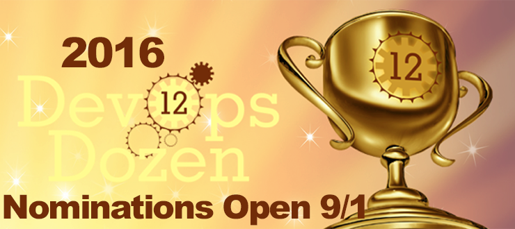 DevOps Dozen 2016 Coming Sept. 1