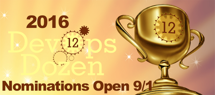 DevOps Dozen 2016 Coming Sept. 1