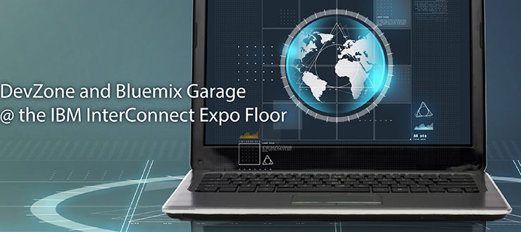 DevZone and Bluemix Garage @ the IBM InterConnect Expo Floor