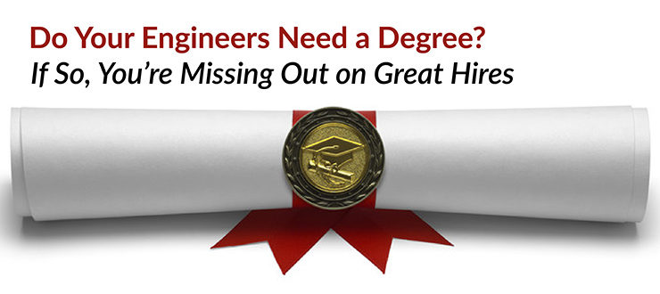 Engineers Need a Degree