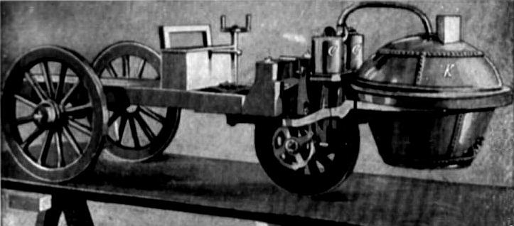 Nicolas Cugnot's steam dray from 1769