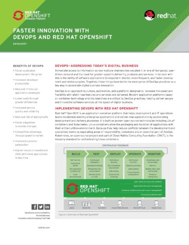 Faster Innovation with DevOps and Red Hat OpenShift - DevOps.com
