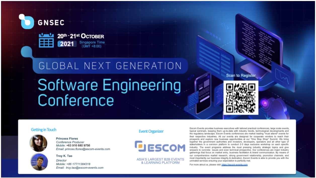 Global NextGeneration Software Engineering Conference