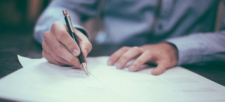 paperwork signing