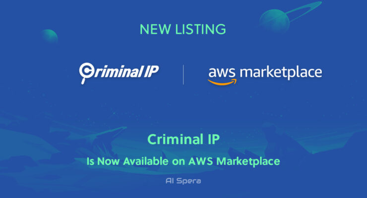 Criminal IP: Enhancing Security Solutions through AWS Marketplace Integration