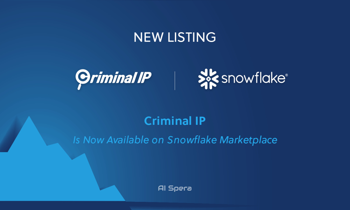 Criminal IP Unveils Innovative Fraud Detection Data Products on Snowflake Marketplace - DevOps.com