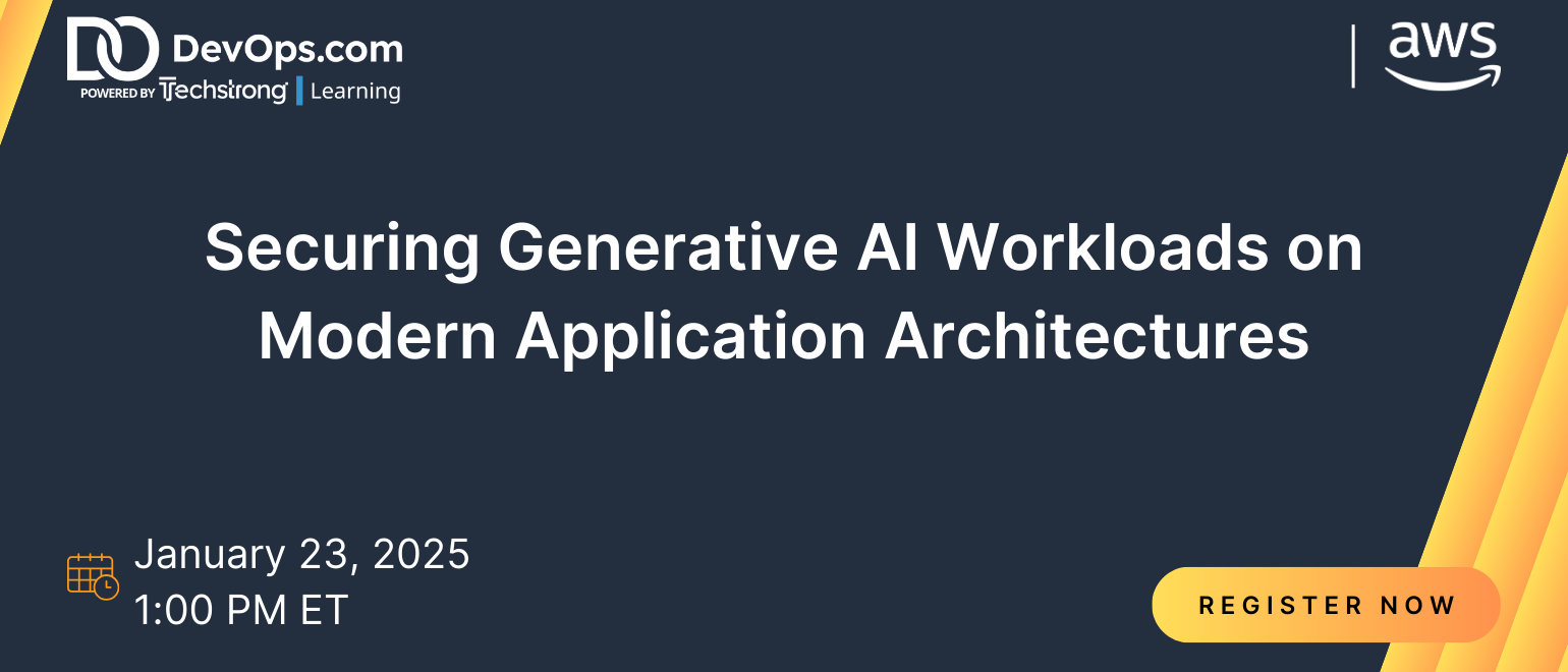 Securing Generative AI Workloads on Modern Application Architectures