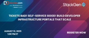 Tickets Bad! Self-Service Good! Build Developer Infrastructure Portals That Scale