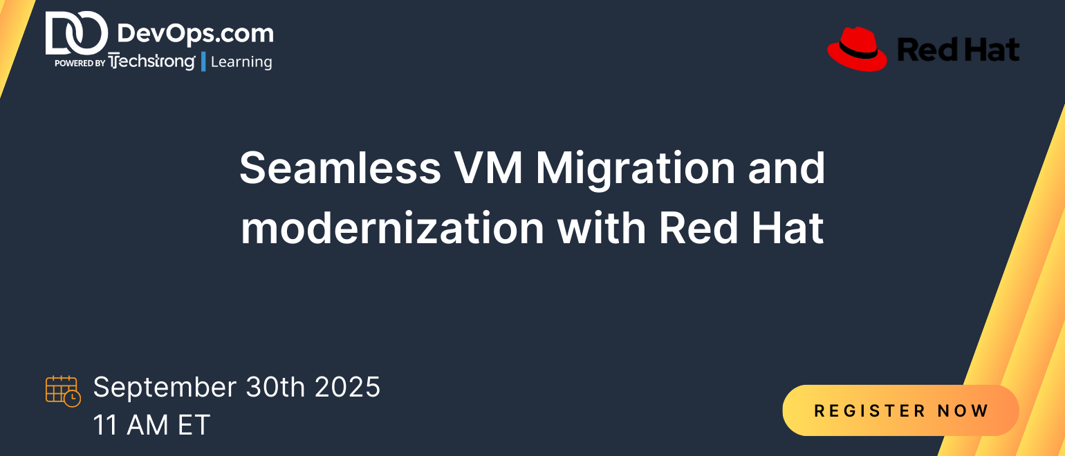 Seamless VM Migration and modernization with Red Hat
