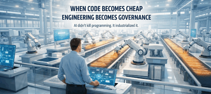 When Code Becomes Cheap, Engineering Becomes Governance