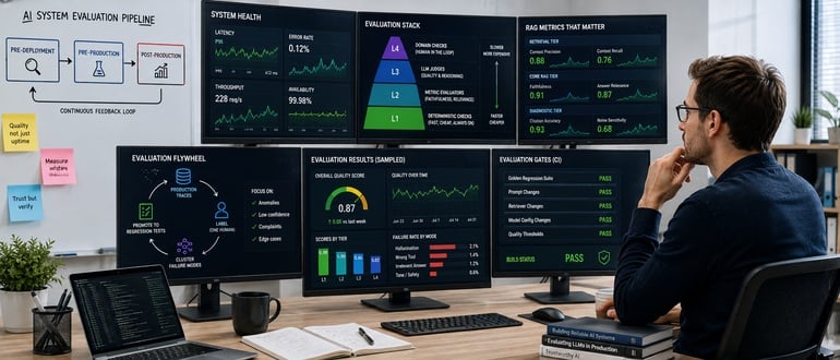 Production-Grade AI Eval Systems. What I Learned Putting LLMs on Call