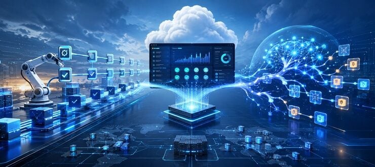 Deterministic Robots, Agentic Reasoning: Balancing Reliability and Flexibility in Software Test Automation