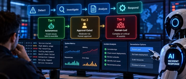 The Three Tiers of Agentic Incident Response: When to Trust AI Autonomy