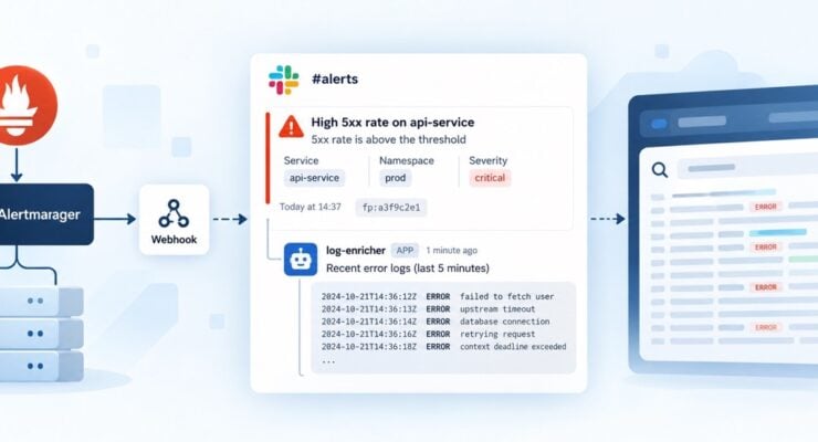 Attaching Evidence to Alerts: an Enrichment Sidecar for Alertmanager